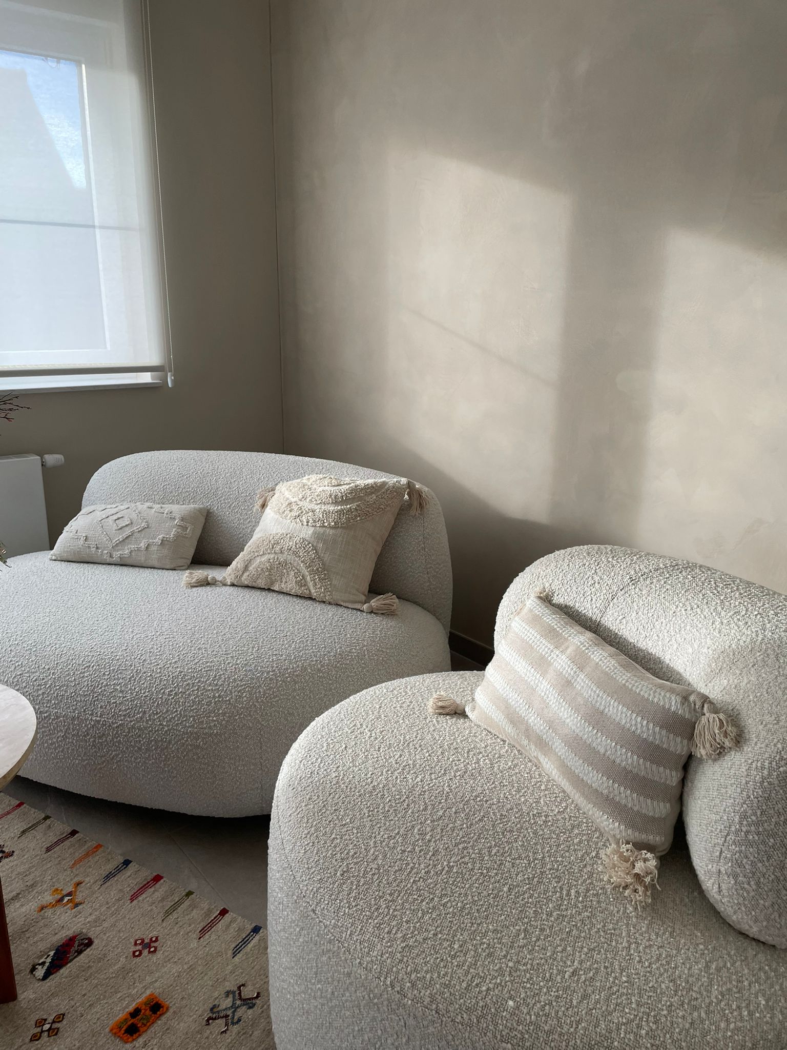 Kalktechniek woonkamer